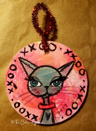 xoxo Kitty ornament